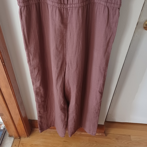 Sold 🆕NWT Cotton Tie-Waist Twill Sleeveless Jumpsuit for Women - Picture 7 of 13